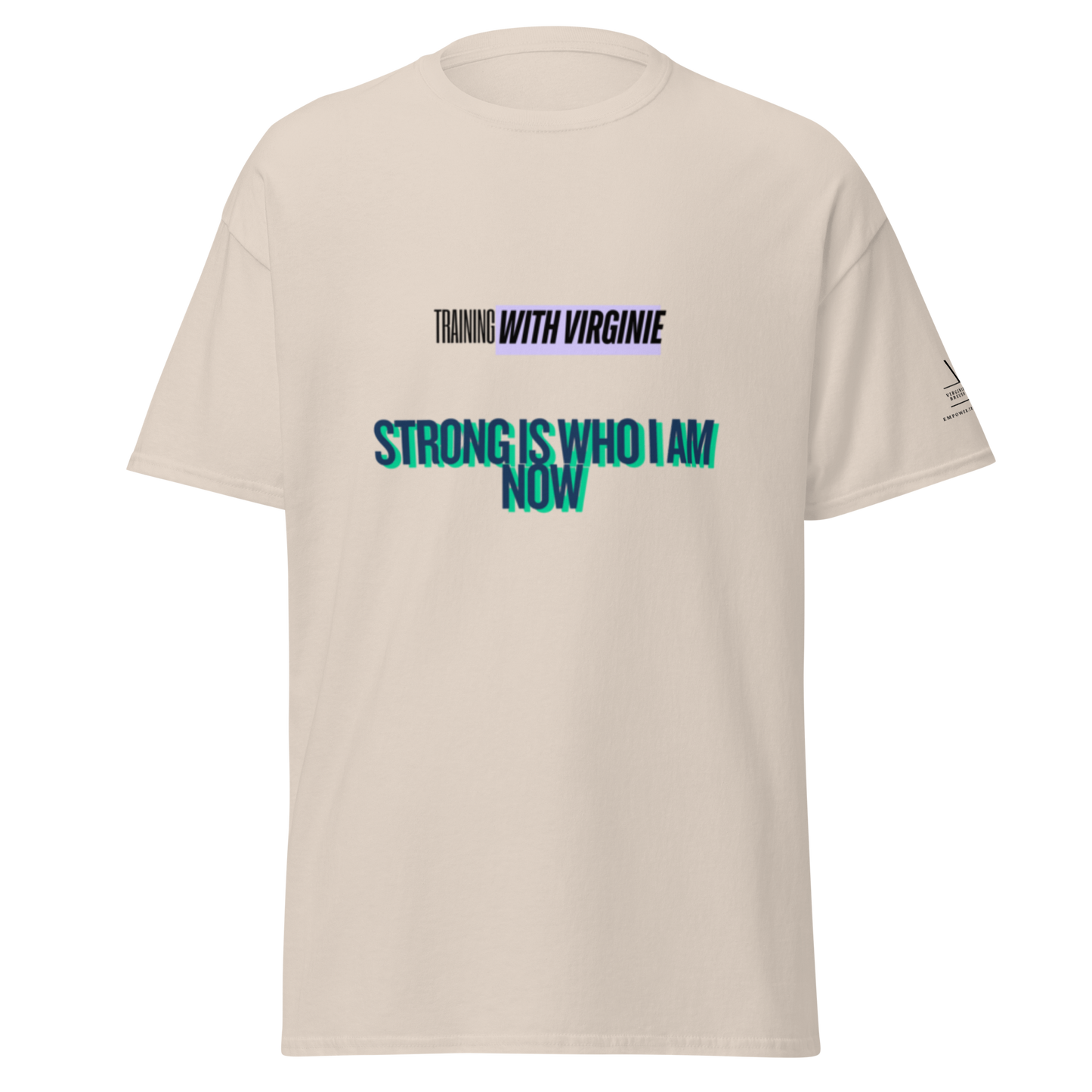 “Strong Is Who I Am Now” Motivation Fitness T-Shirt | Resilience, Strength & Transformation Tee