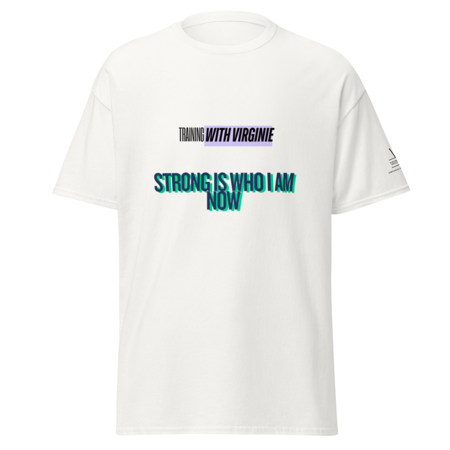 “Strong Is Who I Am Now” Motivation Fitness T-Shirt | Resilience, Strength & Transformation Tee